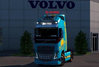 Kazakhstan Skin Pack For Volvo FH 2013 1.22