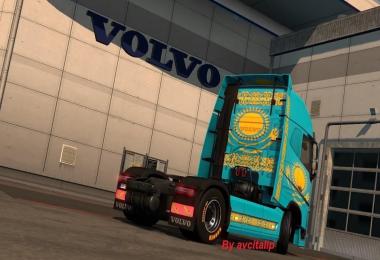 Kazakhstan Skin Pack For Volvo FH 2013 1.22