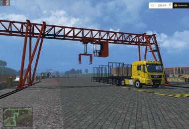 Unloading crane for wooden pallets v1.0