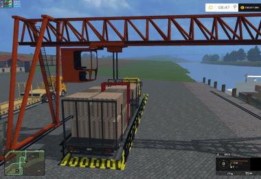 Unloading crane for wooden pallets v1.0