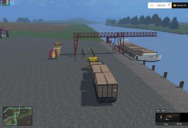 Unloading crane for wooden pallets v1.0