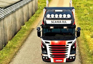 Vinyls paint job for Scania RJL