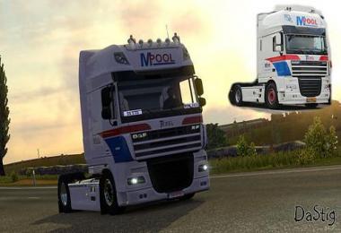 DAF XF M.Pool - Schouwstra Transport Skin 1.22