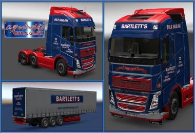 JJ Bartlett Volvo FH & Trailer