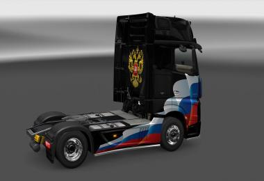 Mercedes Actros MP4 Russia Flag Skin 1.22