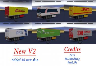 Pack fridge trailer custom V2