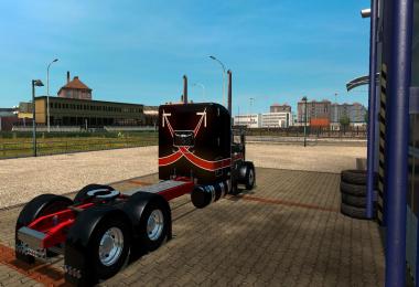 Peterbilt 379 Black & Red Skin 1.22