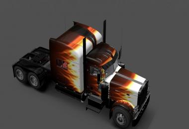 Peterbilt 389 Flame Skin 1.22