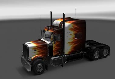 Peterbilt 389 Flame Skin 1.22