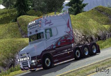 Scania RJL The Scandi Liner Skin Pack 1.22