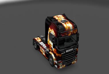Scania Streamline Flame Skin 1.22