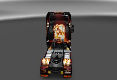 Scania Streamline Flame Skin 1.22