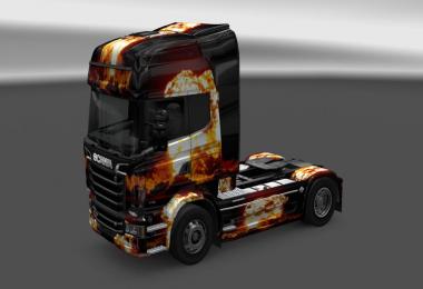Scania Streamline Flame Skin 1.22