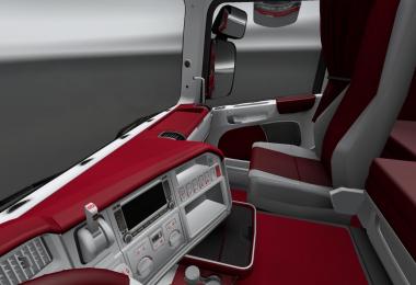 Scania white red interior 1.22