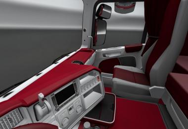 Scania white red interior 1.22