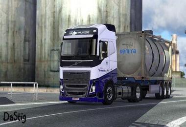 Skin Pack Vervaeke Transport for Volvo FH 2009, FH 2012 1.22.x