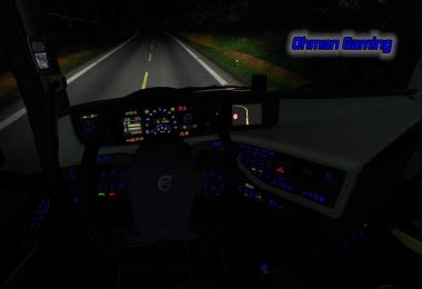 Volvo FH16 2012 Blue Dashboard Lights 1.22.X