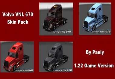 Volvo VNL 670 Skin Pack 1.22