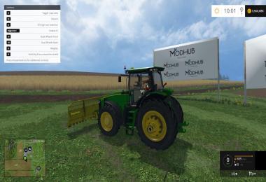 JohnDeere 8370R and Degelman Silage Blade v1.0