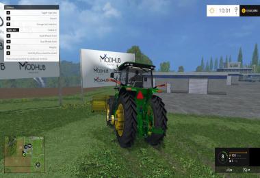 JohnDeere 8370R and Degelman Silage Blade v1.0