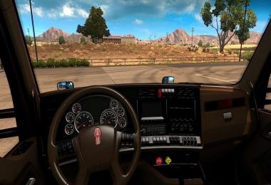 Kenworth T680 Brown Interior