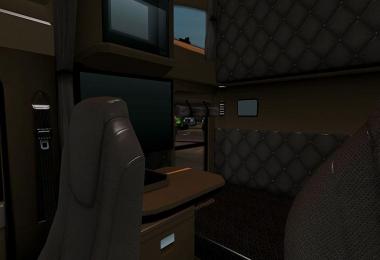 Kenworth T680 Brown Interior