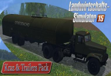 Kraz and Trailers Pack v2