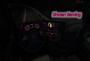 Mercedes Benz MP4 Pink Dashboard Lights 1.22.x