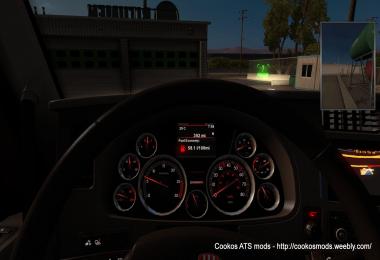 Custom Red-Black Sport Gauges for Kenworth trucks v1.0