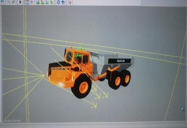 Dump Truck VOLVO A25  for modders