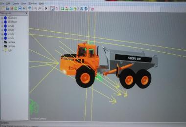 Dump Truck VOLVO A25  for modders