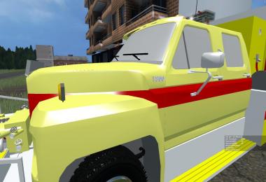 Ford f800 fire truck v1.0