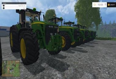John Deere 10 Tractors Pack v1.0
