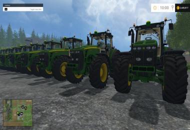 John Deere 10 Tractors Pack v1.0