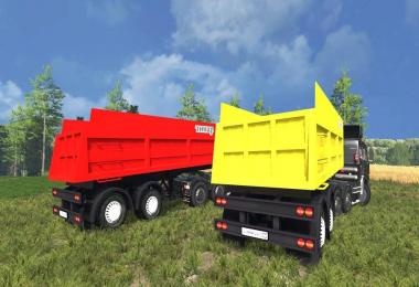 Kamaz 54115 v2.0 & Trailer SZAP-9517