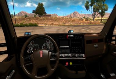 Kenworth T680 Brown Interior