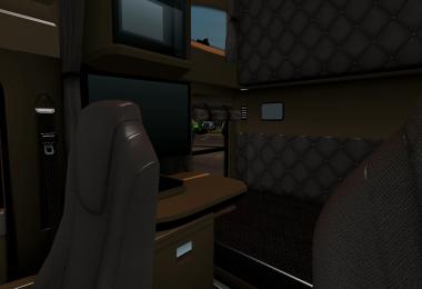 Kenworth T680 Brown Interior