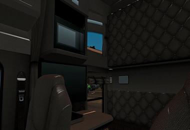 Kenworth T680 Lux Brown Interior v1.0.0