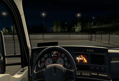Kenworth T680 White Gauges + Interior v1.2