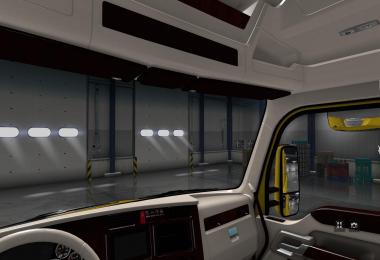 Kenworth T680 White Lux Interior