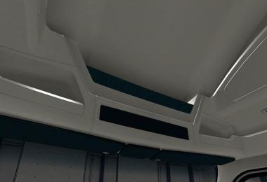 Kenworth T680 White Orange Interior