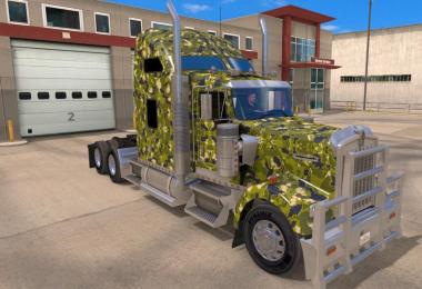 Kenworth W900 Army Camo skin