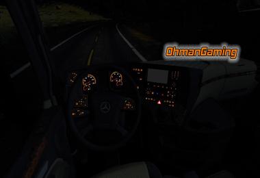 Mercedes Benz MP4 Orange Dashboard 1.22.x