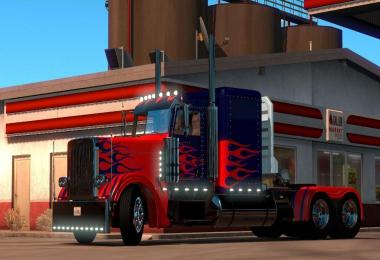 Optimus Prime Skin for Peterbilt 389