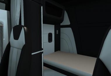 Peterbilt 579 (black-white) interior v1.0.0