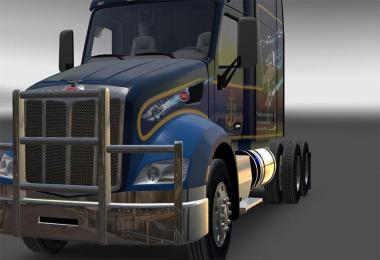 Peterbilt 579 chrome bullbar