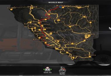 Satellite Image Background For The Map