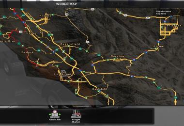 Satellite Image Background For The Map