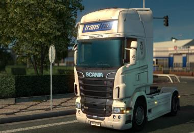 Scania RJL Transfrio White Skin v4.0