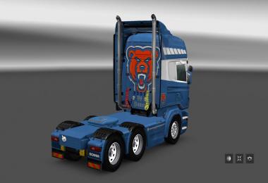 Scania RS RJL Bear Transport Skin